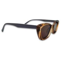 Ochelari de soare pentru femei Matteo Ferari, cat-eye, lentile maro