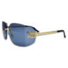 Ochelari de soare unisex Matteo Ferari, lentile albastre, cu protectie UV400