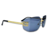 Ochelari de soare unisex Matteo Ferari, lentile albastre, cu protectie UV400